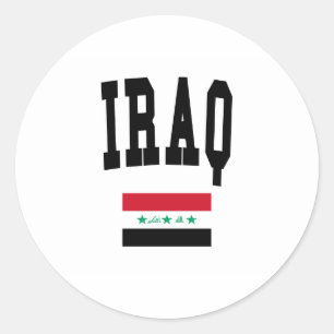 Irak-Stil Runder Aufkleber