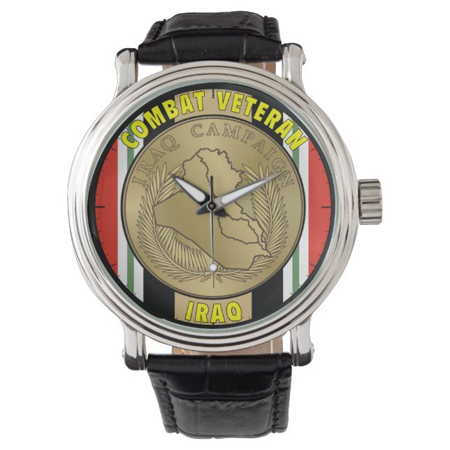 Irak Veteran Watch Armbanduhr (Vorderseite)
