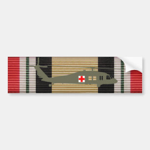 Irak-Wahlkampfmedaille Ribbon UH-60 Blackhawk-Aufk Autoaufkleber