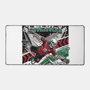Irak Ziel Energie Skelett Stürmer Nationen Fett Fu Schreibtischunterlage