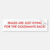 IRAKER STERBEN GERADE FÜR DEN SACK DES GOLDMANS!