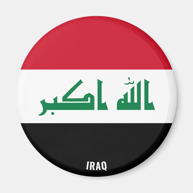 Irakflagge Charming Patriotic Magnet (Vorne)