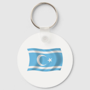 Irakisch-Türkmenische Flagge Schlüsselanhänger