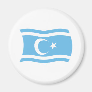irakisch-türkmenische Flaggen-Magnet Magnet