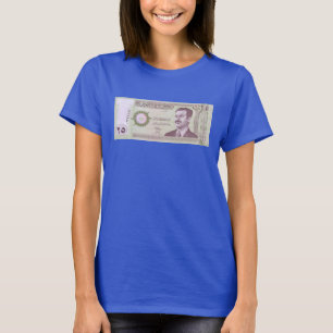Irakische Dinar mit Saddam Hussein T-Shirt
