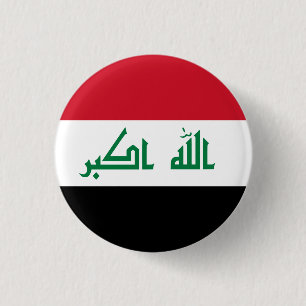 irakische Flagge Button