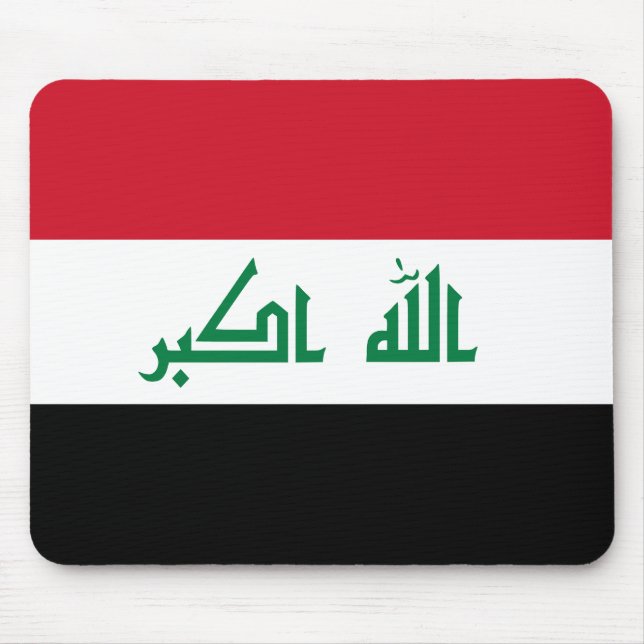 irakische Flagge Mousepad (Vorne)