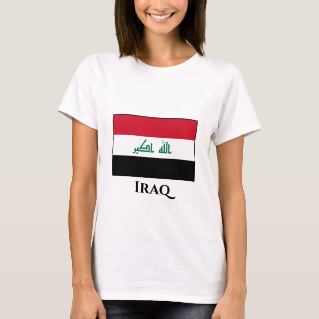 irakische Flagge T-Shirt (Vorderseite)