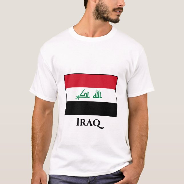 irakische Flagge T-Shirt (Vorderseite)