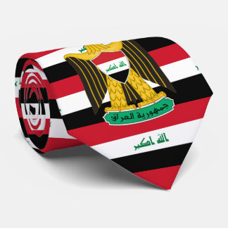 irakische Flagge und Wappen, Flagge Iraks Krawatte