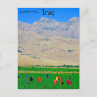 irakische kurdische Dorfbewohner im Irak
