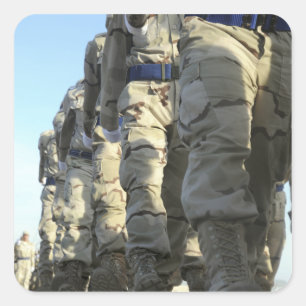 Irakische Luftwaffe zieht März ein Quadratischer Aufkleber