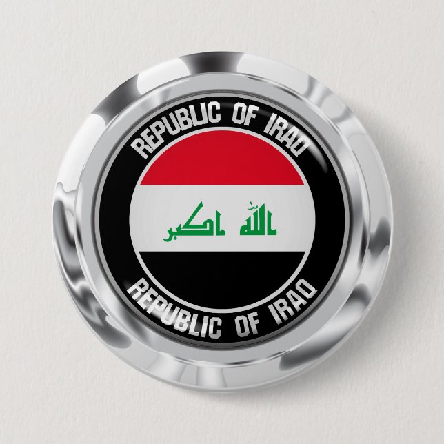 Irakrunde Button (Vorderseite)