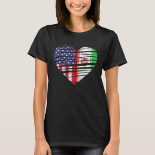 Iran American Groart Heart USA Patriot Heritage Mo T-Shirt