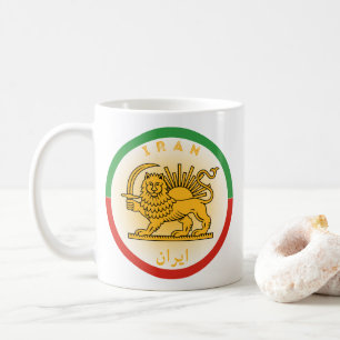Iran-Erbe-Emblem Kaffeetasse