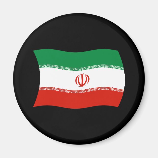 Iran Fahnenmagnet Magnet (Vorne)