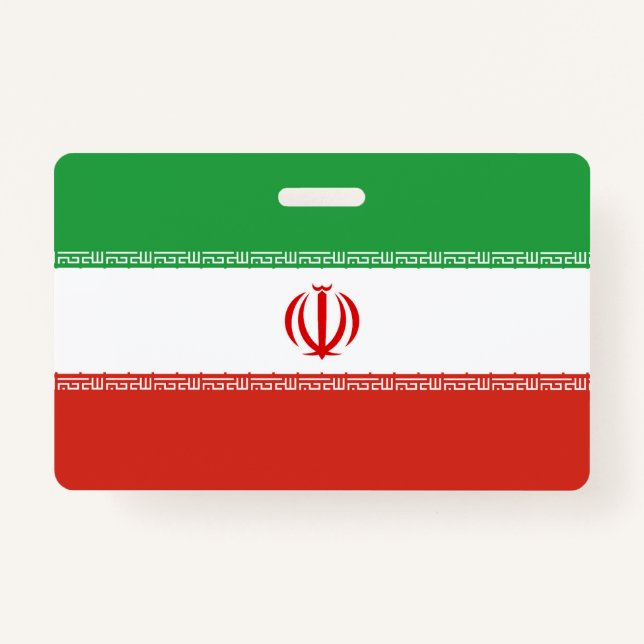 Iran flag ausweis (Vorderseite)