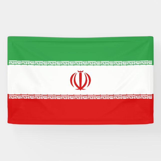 Iran-Flagge Banner (Horizontal)
