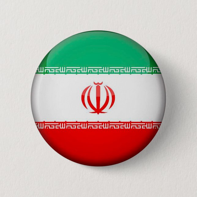 Iran-Flagge Button (Vorderseite)