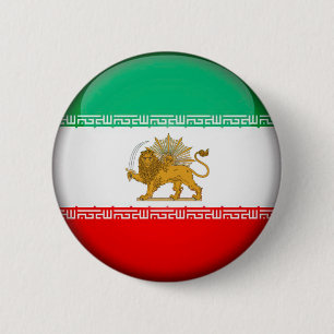 Iran-Flagge Button