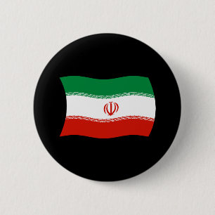 Iran-Flagge-Button Button