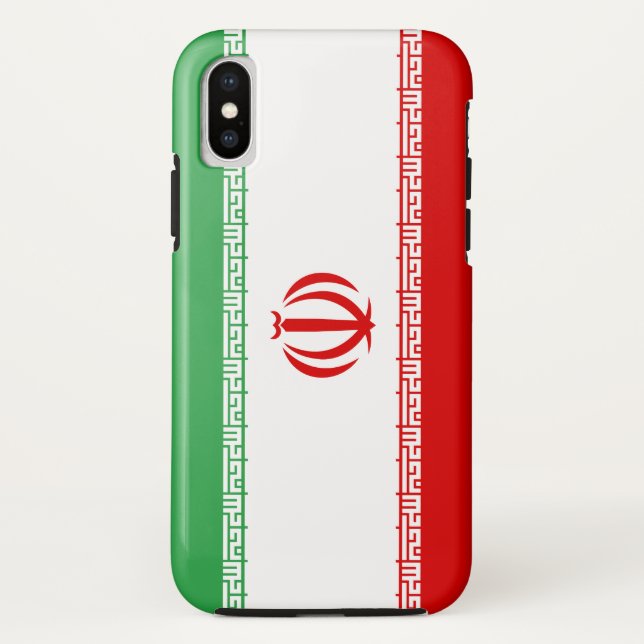 Iran-Flagge Case-Mate iPhone Hülle (Rückseite)