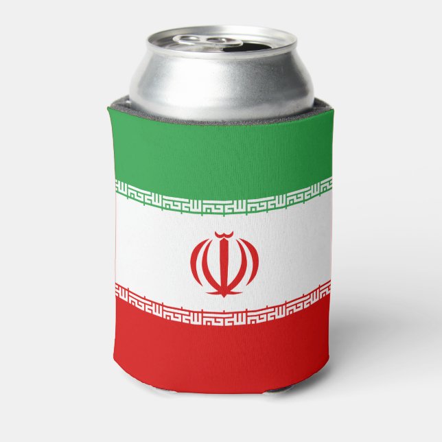 Iran-Flagge Dosenkühler (Kanne Rückseite)