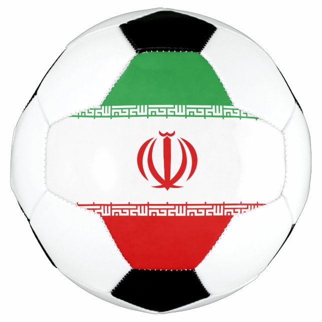 Iran-Flagge Fußball (Vorderseite)