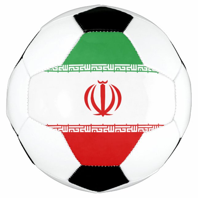 Iran-Flagge Fußball (Vorderseite)