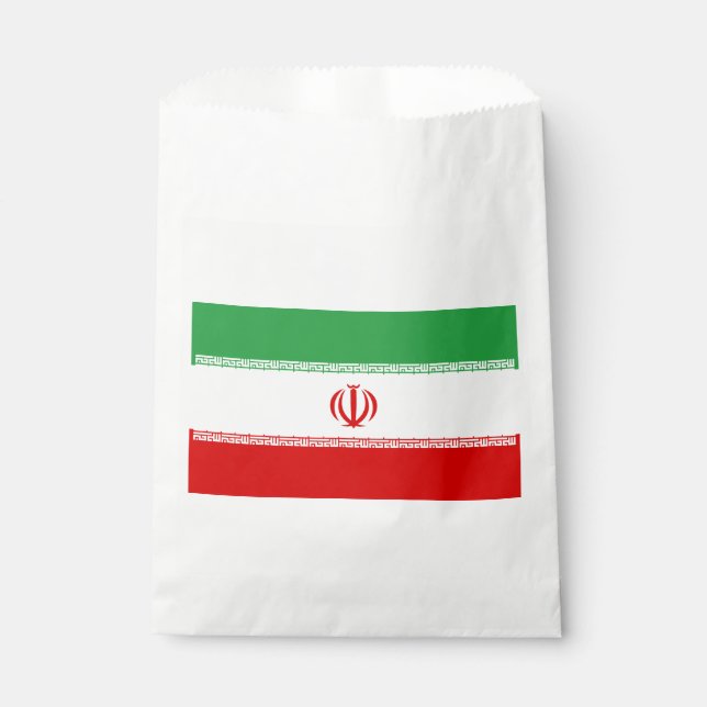 Iran-Flagge Geschenktütchen (Vorderseite)