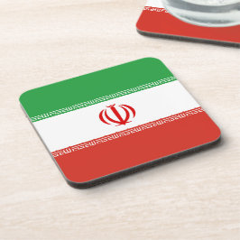 Iran-Flagge Getränkeuntersetzer