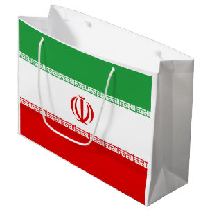 Iran-Flagge Große Geschenktüte