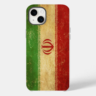 Iran-Flagge im Vintage-Design Case-Mate iPhone 14 Plus Hülle