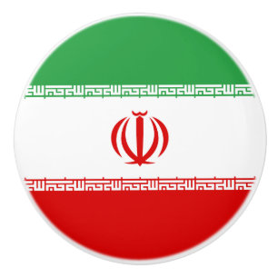 Iran-Flagge Keramikknauf