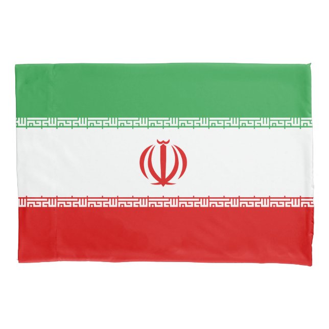 Iran-Flagge Kissenbezug (Vorderseite)