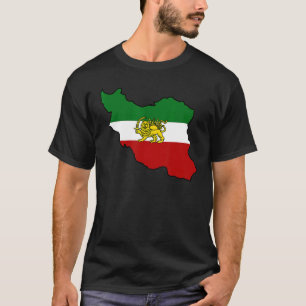 Iran-Flagge mit dem Iran T-Shirt