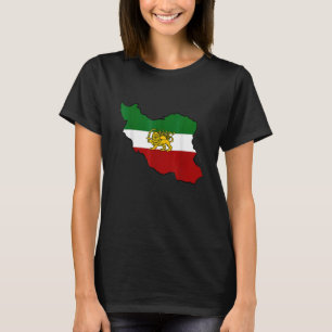 Iran-Flagge mit Löwe T-Shirt