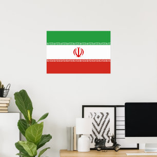 Iran-Flagge Poster