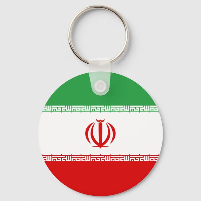 Iran-Flagge Schlüsselanhänger (Vorderseite)