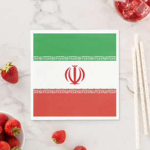 Iran-Flagge Serviette