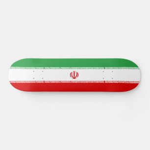 Iran-Flagge Skateboard