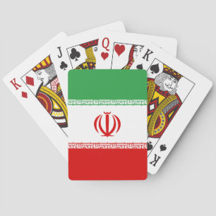 Iran-Flagge Spielkarten
