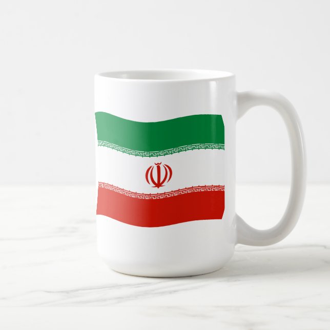 Iran Flagge Tasse (Rechts)