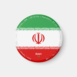 Iran-Flaggen-Magnet Magnet