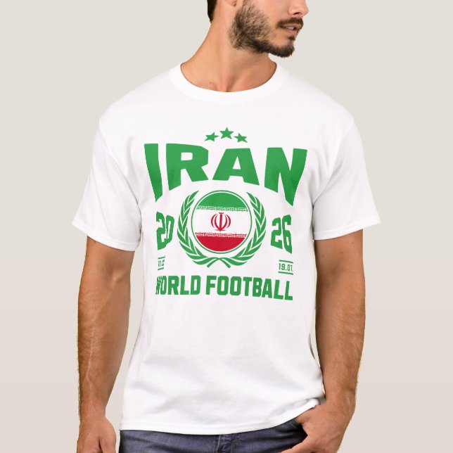 Iran Fußball 2026 T-Shirt (Vorderseite)