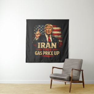 Iran hebt euren Gaspreis Wandteppich