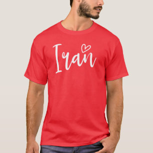 Iran Herz Frauen Liebe Iran T-Shirt