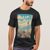 Iran Illustration Reise Kunst Vintage