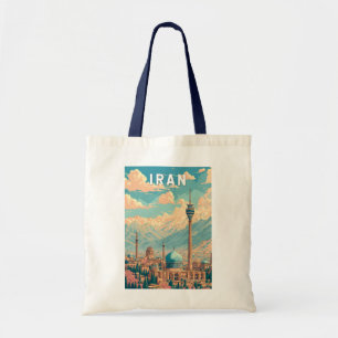 Iran Illustration Reise Kunst Vintage Tragetasche