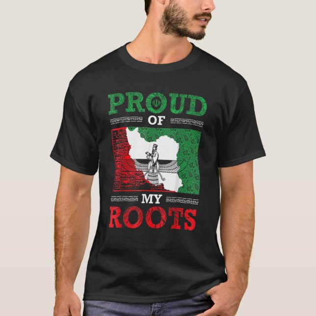 Iran Iran Persian Irani Flag Iran Roots Farsi I T-Shirt (Vorderseite)